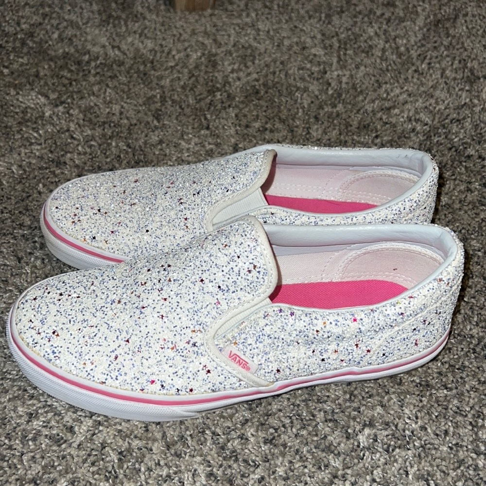 Vans Glitter Slip On Sneakers